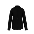 utt_ka514bl-s Kariban KA514 LADIES' LONG-SLEEVED MANDARIN COLLAR SHIRT S