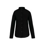 utt_ka514bl-xs Kariban KA514 LADIES' LONG-SLEEVED MANDARIN COLLAR SHIRT XS