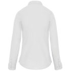 utt_ka514wh-m Kariban KA514 LADIES' LONG-SLEEVED MANDARIN COLLAR SHIRT M