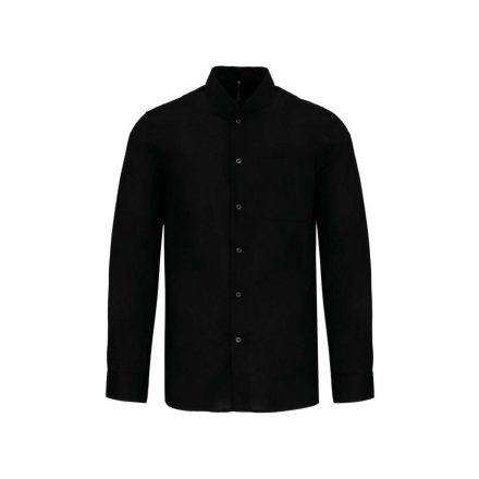 utt_ka515bl-s Kariban KA515 MEN'S LONG-SLEEVED MANDARIN COLLAR SHIRT S