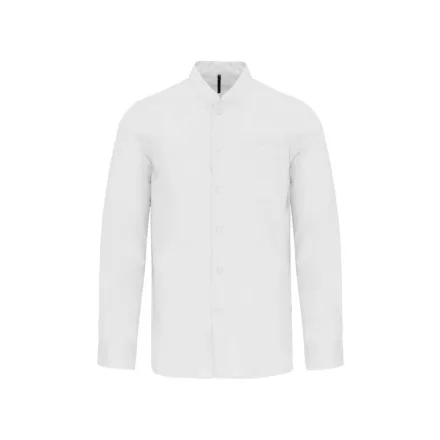 utt_ka515wh-xl Kariban KA515 MEN'S LONG-SLEEVED MANDARIN COLLAR SHIRT XL