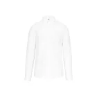 utt_ka516wh-m Kariban KA516 LONG-SLEEVED WASHED OXFORD COTTON SHIRT M