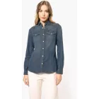utt_ka518bj-xl Kariban KA518 LADIES' LONG-SLEEVED DENIM SHIRT XL