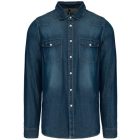 utt_ka519bj-s Kariban KA519 MEN'S LONG-SLEEVED DENIM SHIRT S