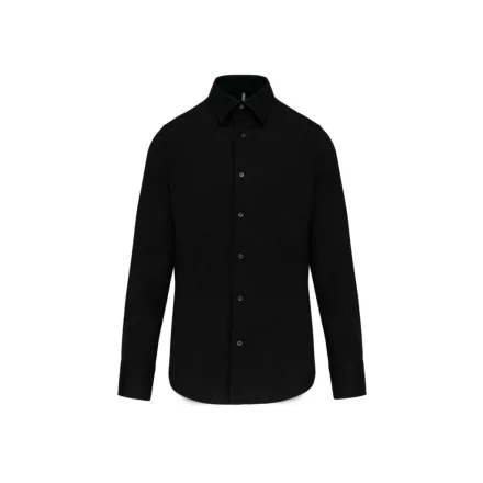 utt_ka529bl-2xl Kariban KA529 LONG-SLEEVED COTTON/ELASTANE SHIRT 2XL