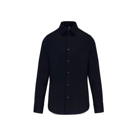 utt_ka529nv-l Kariban KA529 LONG-SLEEVED COTTON/ELASTANE SHIRT L