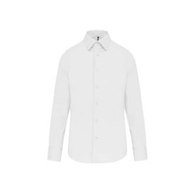   utt_ka529wh-s Kariban KA529 LONG-SLEEVED COTTON/ELASTANE SHIRT S