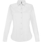 utt_ka530wh-xs Kariban KA530 LADIES' LONG-SLEEVED STRETCH SHIRT XS