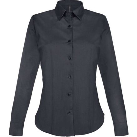 utt_ka530zi-m Kariban KA530 LADIES' LONG-SLEEVED STRETCH SHIRT M