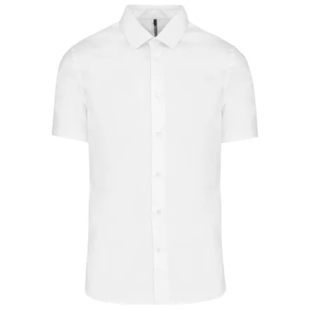 utt_ka531wh-l Kariban KA531 SHORT-SLEEVED COTTON/ELASTANE SHIRT L