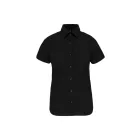 utt_ka532bl-l Kariban KA532 LADIES' SHORT-SLEEVED COTTON/ELASTANE SHIRT L