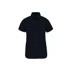 utt_ka532nv-s Kariban KA532 LADIES' SHORT-SLEEVED COTTON/ELASTANE SHIRT S