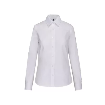 utt_ka534wh-2xl Kariban KA534 LADIES' LONG-SLEEVED OXFORD SHIRT 2XL