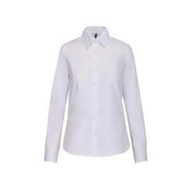   utt_ka534wh-xs Kariban KA534 LADIES' LONG-SLEEVED OXFORD SHIRT XS