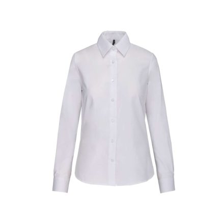 utt_ka534wh-xs Kariban KA534 LADIES' LONG-SLEEVED OXFORD SHIRT XS