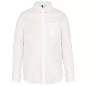 utt_ka537wh-s Kariban KA537 LONG-SLEEVED NON-IRON SHIRT S
