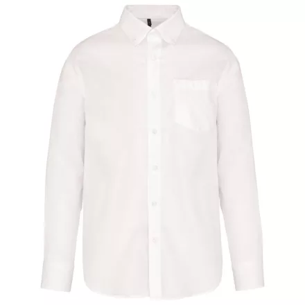 utt_ka537wh-s Kariban KA537 LONG-SLEEVED NON-IRON SHIRT S