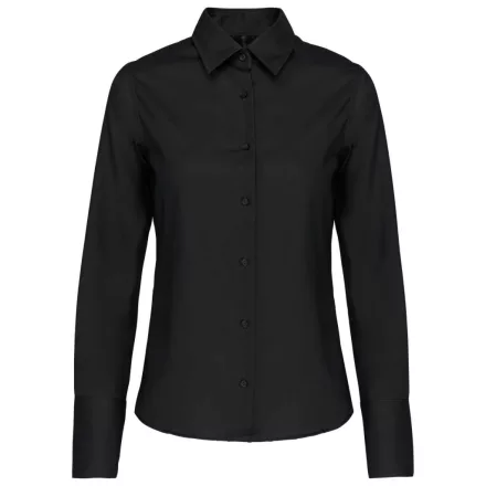 utt_ka538bl-l Kariban KA538 LADIES' LONG-SLEEVED NON-IRON SHIRT L