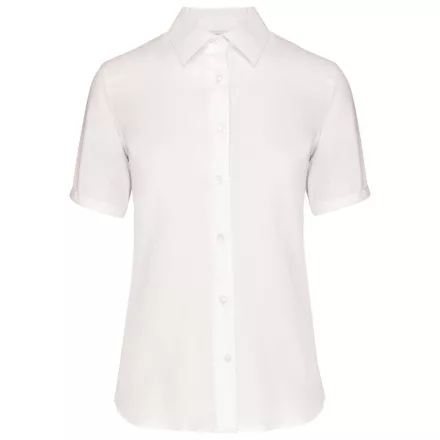 utt_ka540wh-l Kariban KA540 LADIES' SHORT-SLEEVED NON-IRON SHIRT L