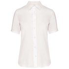 utt_ka540wh-xs Kariban KA540 LADIES' SHORT-SLEEVED NON-IRON SHIRT XS