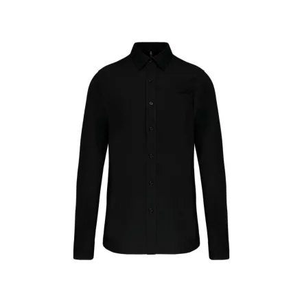 utt_ka541bl-l Kariban KA541 MEN'S LONG-SLEEVED COTTON POPLIN SHIRT L