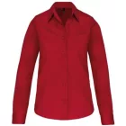 utt_ka542cr-l Kariban KA542 LADIES' LONG-SLEEVED COTTON POPLIN SHIRT L