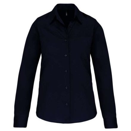 utt_ka542nv-xl Kariban KA542 LADIES' LONG-SLEEVED COTTON POPLIN SHIRT XL