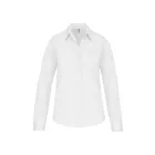 utt_ka542wh-2xl Kariban KA542 LADIES' LONG-SLEEVED COTTON POPLIN SHIRT 2XL