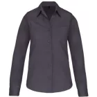 utt_ka542zi-m Kariban KA542 LADIES' LONG-SLEEVED COTTON POPLIN SHIRT M