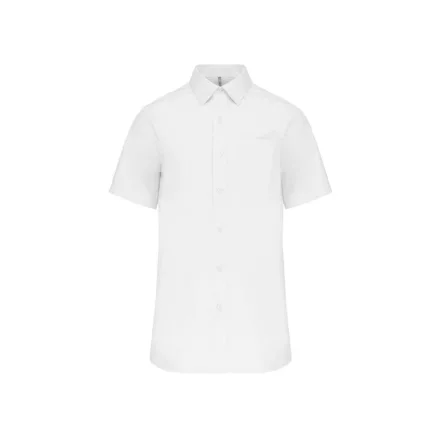 utt_ka543wh-4xl Kariban KA543 MEN'S SHORT-SLEEVED COTTON POPLIN SHIRT 4XL