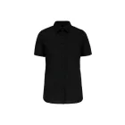 utt_ka544bl-l Kariban KA544 LADIES' SHORT-SLEEVED COTTON POPLIN SHIRT L