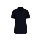 utt_ka544nv-m Kariban KA544 LADIES' SHORT-SLEEVED COTTON POPLIN SHIRT M
