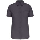 utt_ka544zi-s Kariban KA544 LADIES' SHORT-SLEEVED COTTON POPLIN SHIRT S