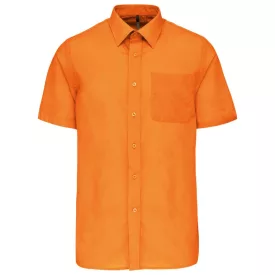   Kariban KA551 ACE - FÉRFI RÖVID UJJÚ KÖNNYEN KEZELHETŐ POLYCOTTON PUPLIN ING 5XL