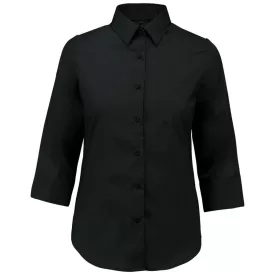   utt_ka558bl-xs Kariban KA558 LADIES' 3/4 SLEEVED SHIRT XS
