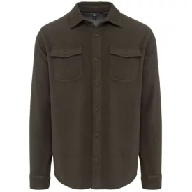   utt_ka582dkh-stgr-s Kariban KA582 SHERPA-LINED FLEECE OVERSHIRT S