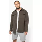 utt_ka582nv-stgr-m Kariban KA582 SHERPA-LINED FLEECE OVERSHIRT M