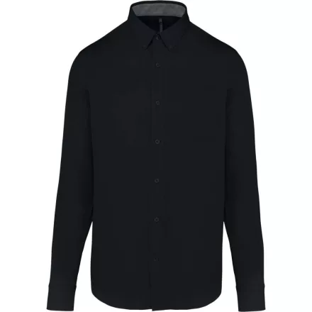 utt_ka586bl-xs Kariban KA586 MEN'S NEVADA LONG-SLEEVE COTTON SHIRT XS