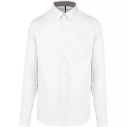utt_ka586wh-4xl Kariban KA586 MEN'S NEVADA LONG-SLEEVE COTTON SHIRT 4XL
