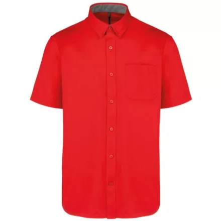 utt_ka587re-xl Kariban KA587 MEN'S ARIANA III SHORT-SLEEVE COTTON SHIRT XL