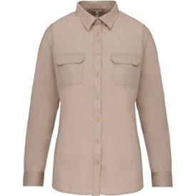   utt_ka591be-xs Kariban KA591 LADIES' LONG-SLEEVED SAFARI SHIRT XS