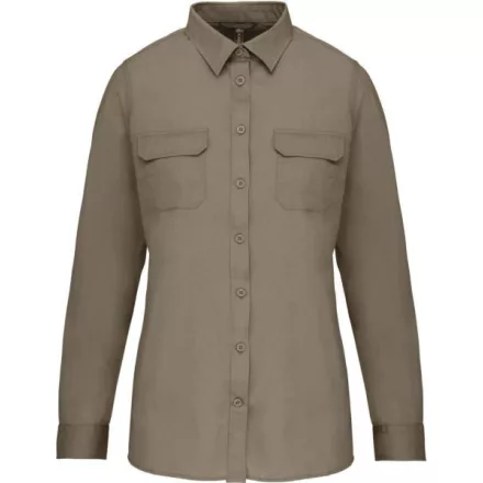 utt_ka591lk-xs Kariban KA591 LADIES' LONG-SLEEVED SAFARI SHIRT XS