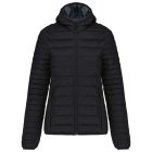utt_ka6111bl-xs Kariban KA6111 LADIES' LIGHTWEIGHT HOODED PADDED JACKET XS