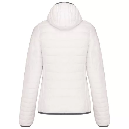 utt_ka6111wh-l Kariban KA6111 LADIES' LIGHTWEIGHT HOODED PADDED JACKET L