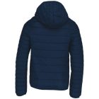 utt_ka6112nv-10-12 Kariban KA6112 KIDS' LIGHTWEIGHT HOODED PADDED JACKET 10/12