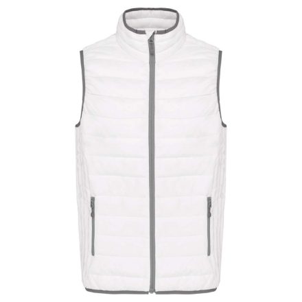 utt_ka6113wh-s Kariban KA6113 MEN’S LIGHTWEIGHT SLEEVELESS FAKE DOWN JACKET S