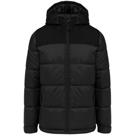 utt_ka6163bl-xs Kariban KA6163 UNISEX BI-TONE PADDED JACKET WITH HOOD XS