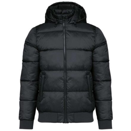 utt_ka6166bl-m Kariban KA6166 UNISEX RECYCLED RIPSTOP JACKET WITH HOOD M