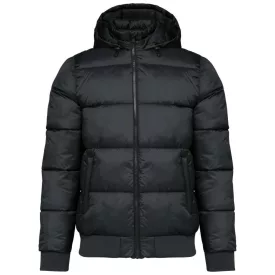   utt_ka6166bl-xs Kariban KA6166 UNISEX RECYCLED RIPSTOP JACKET WITH HOOD XS