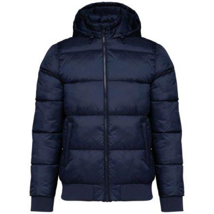 utt_ka6166nv-xs Kariban KA6166 UNISEX RECYCLED RIPSTOP JACKET WITH HOOD XS